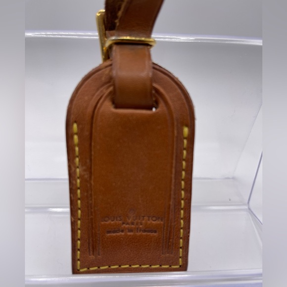 Louis Vuitton Accessories - Louis Vuitton - natural MINI leather luggage / name tag